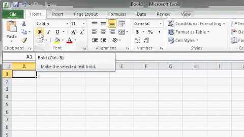 Microsoft Excel 2010 Tutorial   Part 02 of 12   Excel Interface 2