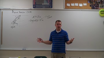 Simple Harmonic Motion - Physical Pendulum