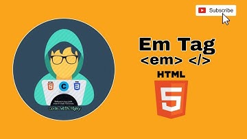 em Tag In Html | Html tags  • Code with vijay