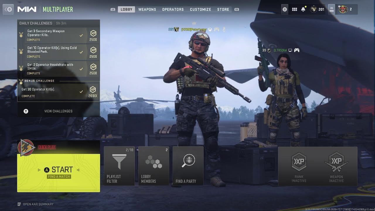 Playing MW 2022 with Xei