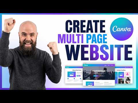 Multi-Page Canva Site [Easy Steps]