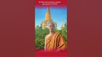 MC Phan Anh xuống tóc, xuất gia gieo duyên tại TP HCM #dutrend365 #tinhot