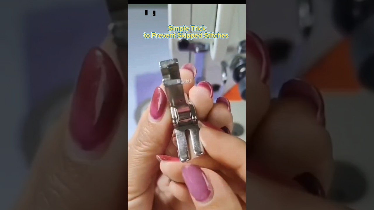 Simple Trick to Prevent Skipped Stitches When Sewing Lycra or Stretchy Fabrics 