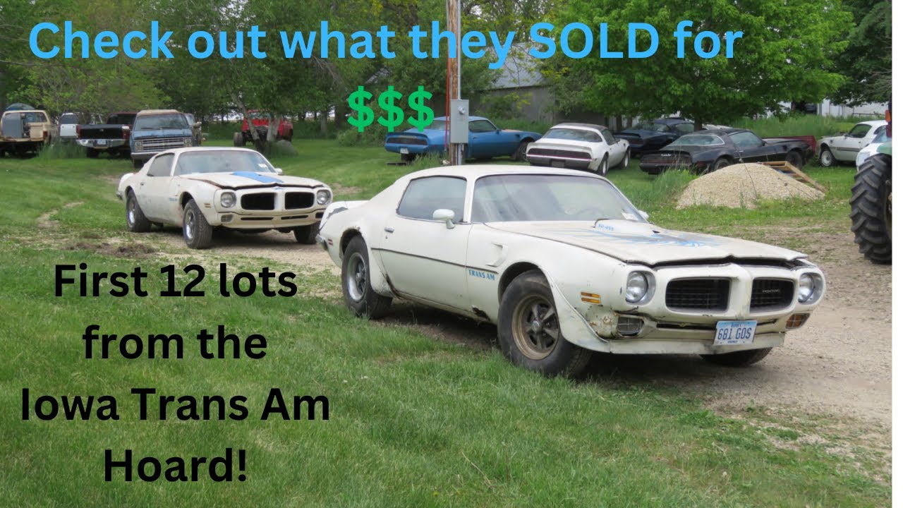 Аукцион Trans Am Horde в Айове! Сколько были проданы автомобили? ПРОДАНО аукционным домом VanDerB...