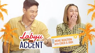 Labyu With An Accent Stars React to Memes! | Coco Martin, Jodi Sta. Maria