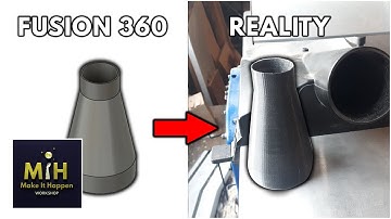 FUSION 360 for beginners - 3D PRINTING BASICS - How to 3D PRINT a vacuum adapter