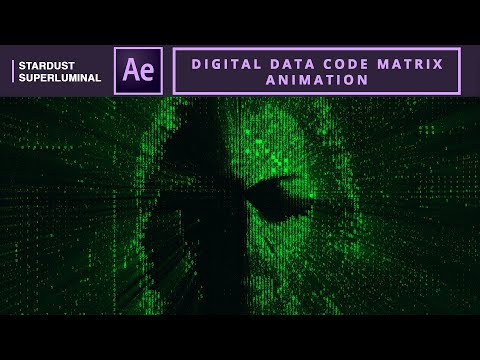 Digital Data Code Matrix Animation in AE | After Effects Tutorial