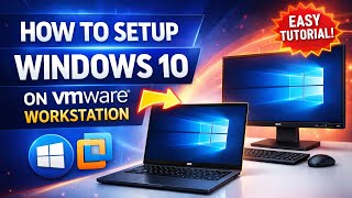 How To Setup Windows 10 On VMware ( in 2 Minutes )