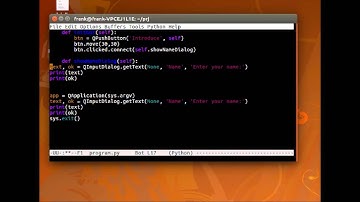 PyQt5 Tutorial - text input