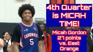 Plainfield 82 East Orange 69 Nj Group 4 Semifinal Micah Gordon Takes Over In 4Th