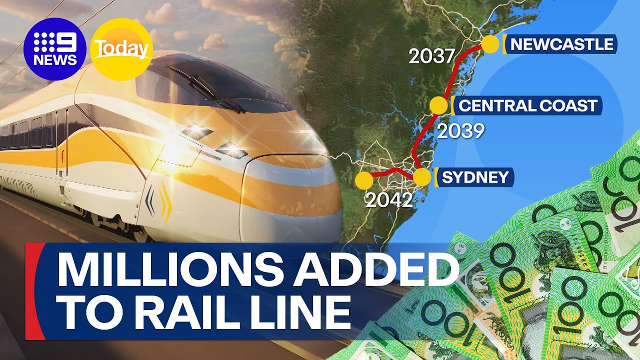 High-speed rail to connect Australian cities | 9 News Australia
