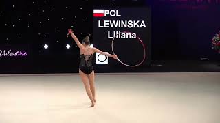 LEWINSKA Liliana (POL) HOOP 24,95 - Apparatus Final - Miss
