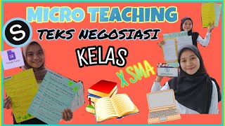 TEKS NEGOSIASI BAHASA INDONESIA KD 4.11 | KELAS X SMA