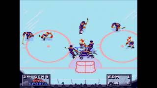 NHL 95 (Genesis)- Oilers vs. Panthers