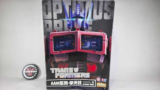 Unboxing Auldey Transformers Alpha Action Mega 35Cm 14In Studio Ox Optimus Prime
