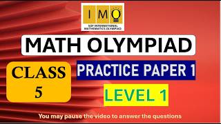 Celebrity IMO CLASS 5 PRACTICE PAPER 1 | Score 100% in Maths Olympiad! SAMPLE PAPAER 2025 Profile