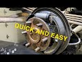 Easy rear drum brake replacement on an 88-98 OBS Chevy 1500