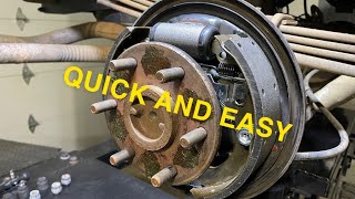 Easy rear drum brake replacement on an 8898 OBS Chevy 1500