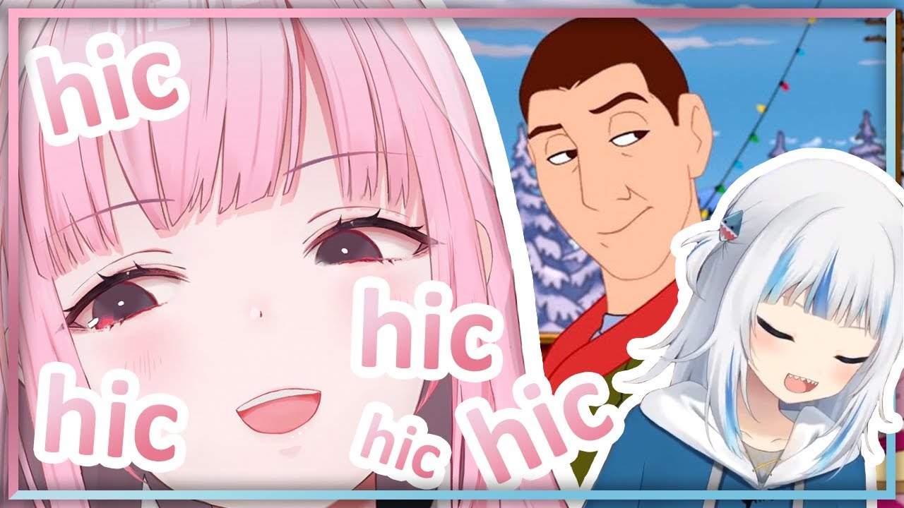 Calli violently vodka HICs talking to Gura about Adam Sandler