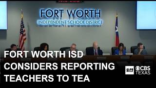 Full Fort Worth ISD considers reporting teachers to TEA for contract abandonment after late resignations News