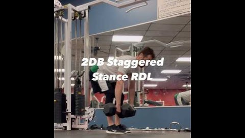 2DB Staggered Stance RDL #trainlikethepros