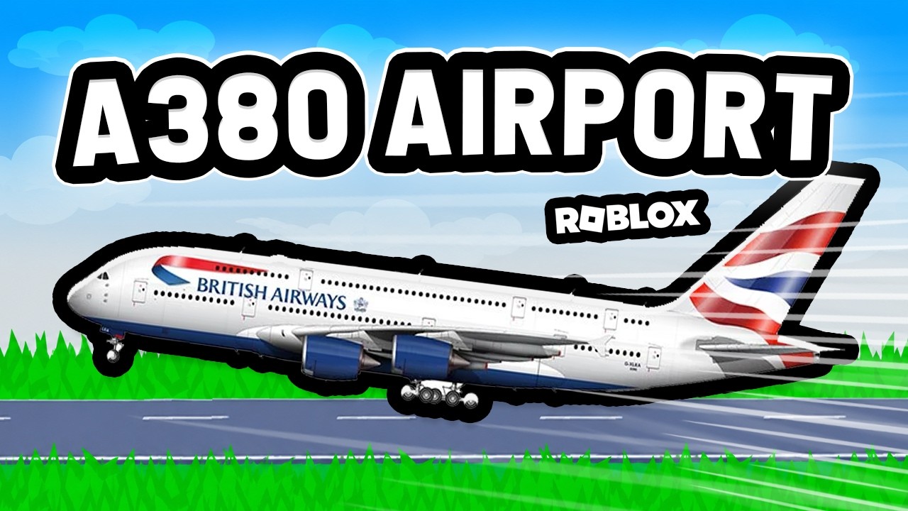Building MY OWN A380 AIRPORT in Roblox