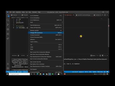Try, Except, else and Finally || Python Programming With Source Code #60