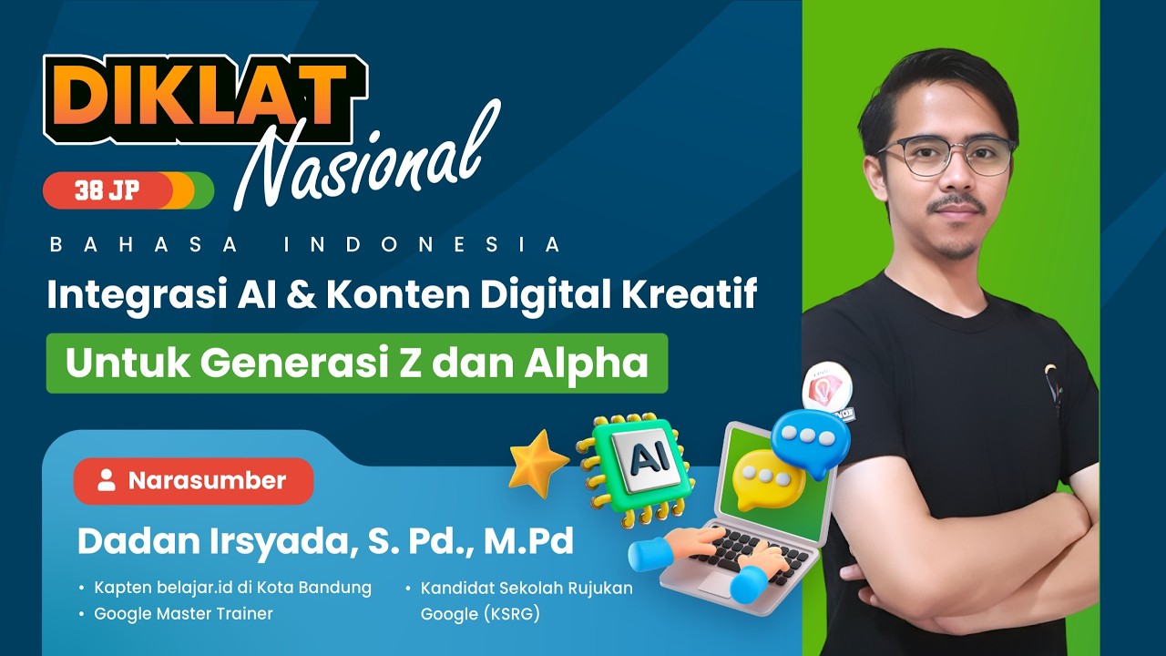 #3 Diklat 38JP - Integrasi Al & Konten Digital Kreatif untuk Generasi Z dan Alpha