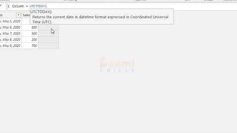 UtcToday Dax Function in Power BI Telugu | Dax Functions In Telugu