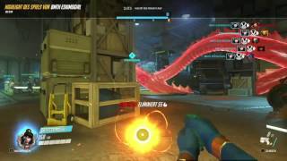 Overwatch: penta-kill with dva / hanzo gets outplayed
