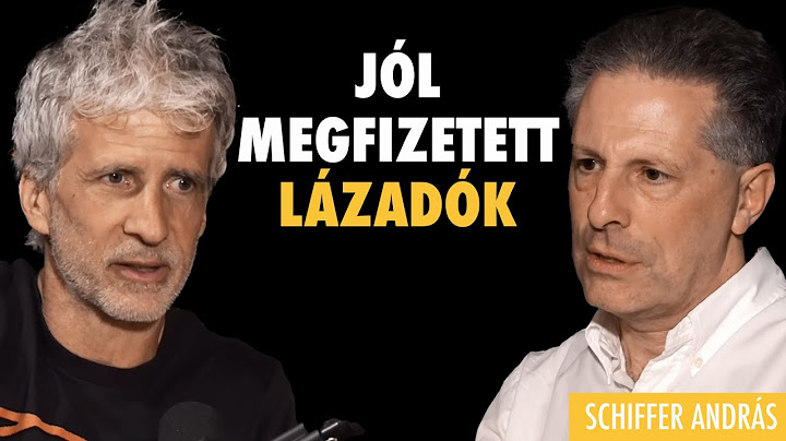 Azahriah is a gépezetbe van bekötve? - Schiffer András