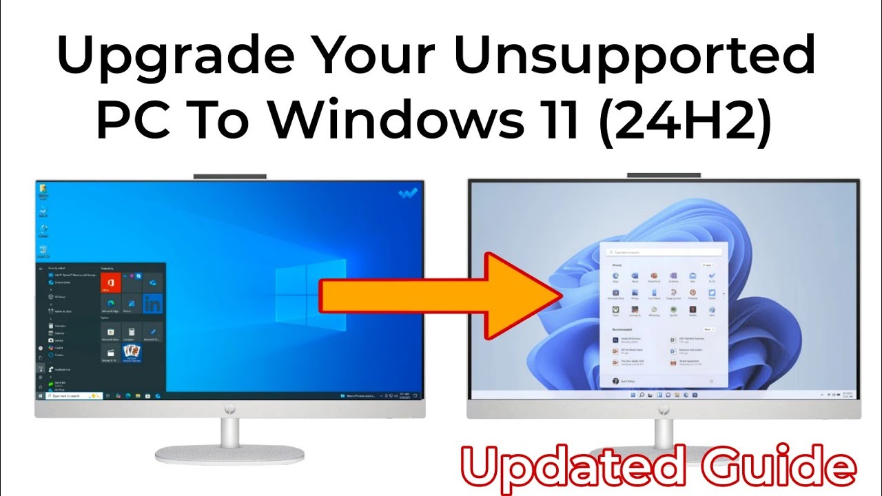 How to Upgrade to Windows 11 24H2 on any Unsupported PC | New Method ...