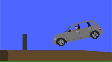 Algodoo Car Crashes & Destruction #65