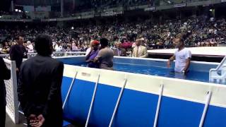 Baptism at the Let your kingdom come 2011 district conven