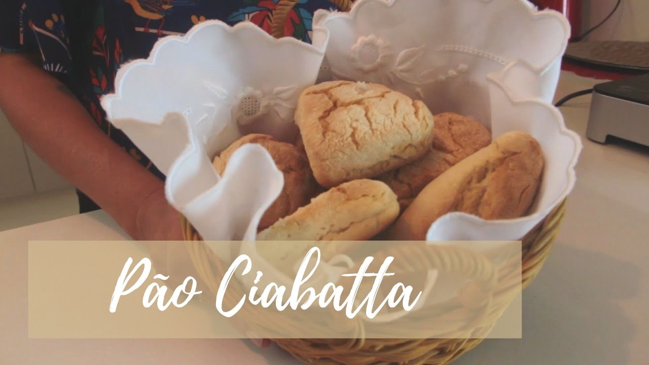 PÃO CIABATTA SEM GLÚTEN / BAGUETTE SEM GLÚTEN