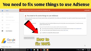 Google AdSense problem You need to fix some things to use AdSense