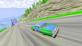 FULL THROTTLE Down The INSANE Long Downhill – No Brakes! | BeamNG.drive #135 screenshot 4