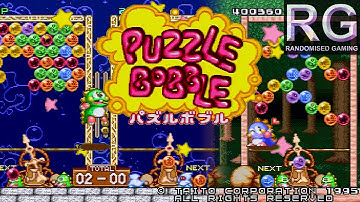 Puzzle Bobble - Super Nintendo – Arcade, Vs CPU & Endless mode Gameplay [HD 1080p 60fps]