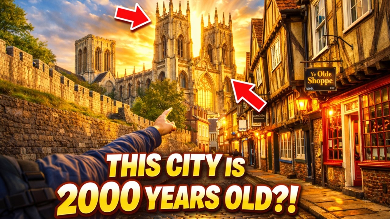 York Walking Tour 🇬🇧 | The Shambles, York Minster & Historic City Walls