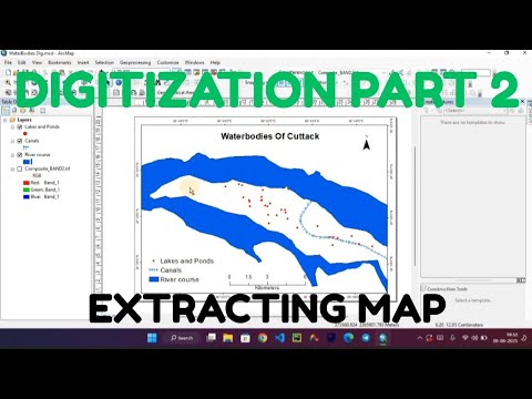 Digitization Part 2 | Extracting Map and Layout View tutorial | UG/PG ...