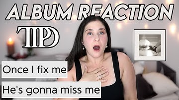 The Tortured Poets Department Album Reaction - Taylor Swift WENT OFF AND I