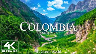 Колумбия 4K - расслабляющая музыка с красивым природным пейзажем - Удивительная природа