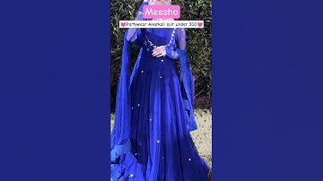 😍Meesho saree converted into Anarkali 😍#shorts #ytshorts #viral#relatable #trending