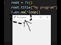 How to change title when using Tkinter