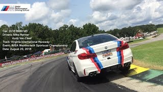 BMW Performance Driving School M5 at VIR