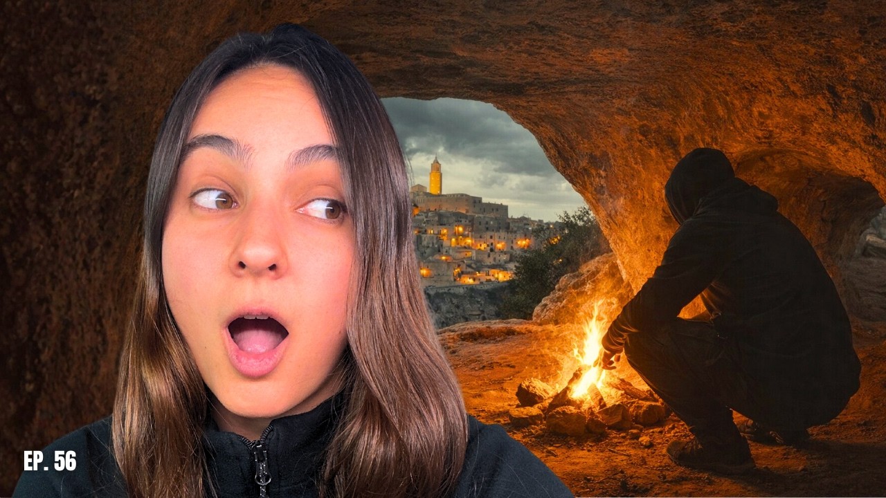 Dormimos em uma CAVERNA na Itália 🇮🇹