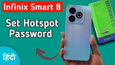 Infinix Smart 8 Hotspot Password kaise lagaye, how to set Hotspot Password in infinix, Hotspot setti