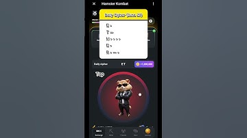 Hamster Kombat Daily Cipher Morse Code Today | June 29