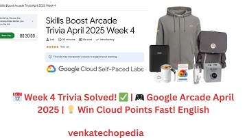 🧠 Week 4 Google Cloud Trivia 🔥 | 🎯 Skills Boost Arcade April 2025 🚀 | 💯 Full Quiz Solutions + Tips