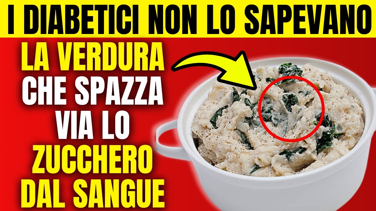LE 3 VERDURE che i diabetici DEVONO MANGIARE PRIMA di dormire per abbassare la glicemia!